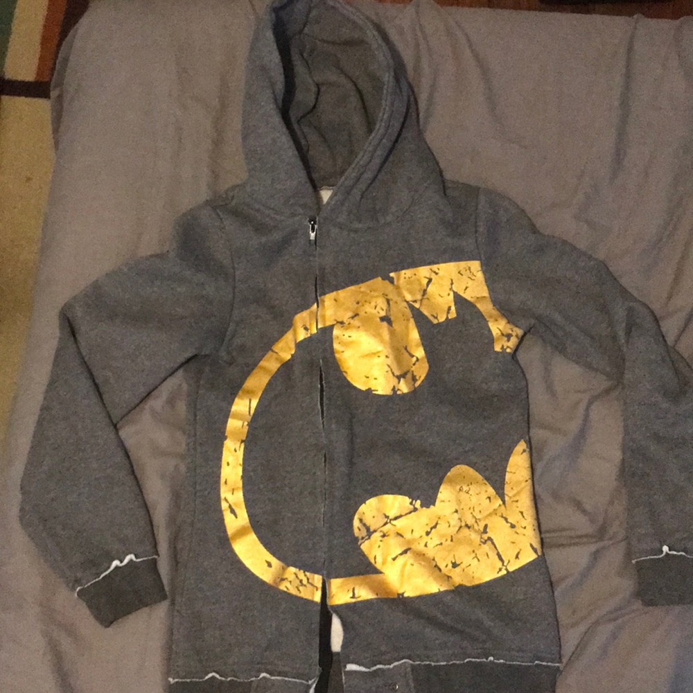 Batman Long sleeve zip up hoodie